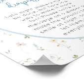 グース間抜け深夜おむつ男の子ベイビーシャワー ポスター (角)