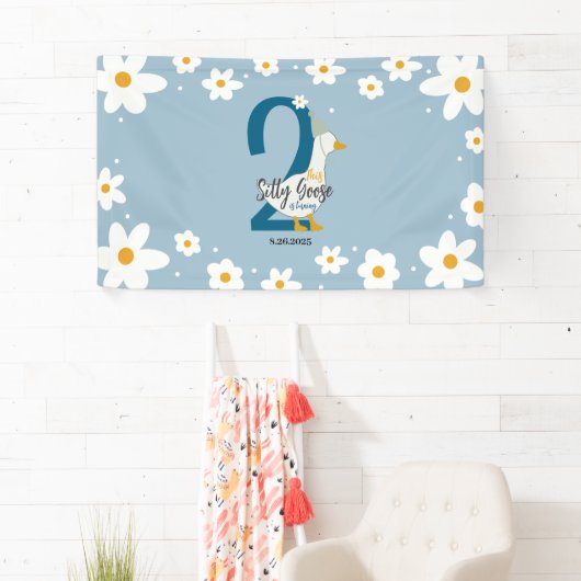 グース間抜け誕生日バナー 横断幕 (インサイチュ)