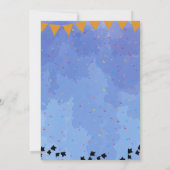 グース間抜け誕生日招待状 招待状 (裏面)