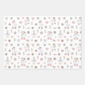 グース間抜け誕生日 ラッピングペーパーシート (正面)