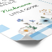 グース間抜け1歳の誕生日パーティーマイルストーン ポスター (角)