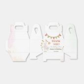 グース間抜け1歳の誕生日パーティー フェイバーボックス (折り畳みなし)