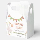 グース間抜け1歳の誕生日パーティー フェイバーボックス (オープン)