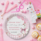 グース間抜け1歳の誕生日パーティー ペーパープレート (パーティー)