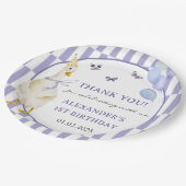 グース間抜け1歳の誕生日パーティー ペーパープレート (アングル)