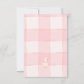 グース間抜け4番目誕生日 招待状 (裏面)