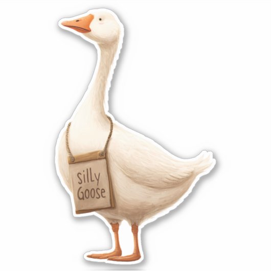 グース間抜け シール (正面)