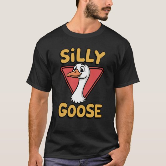 グース間抜け Tシャツ (正面)
