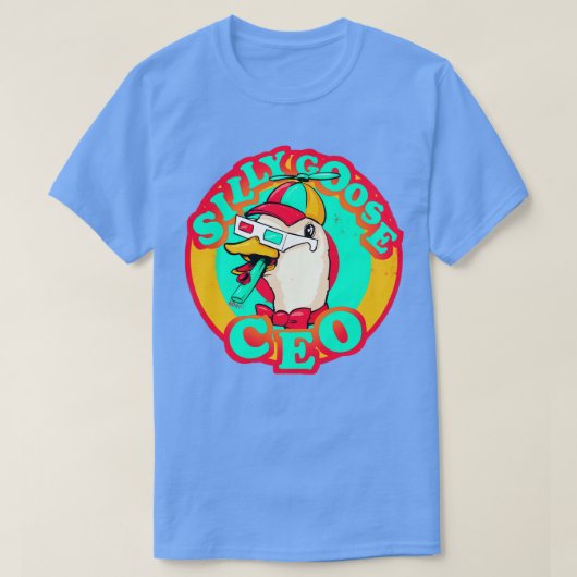 グース間抜けCEO Tシャツ (デザイン正面)