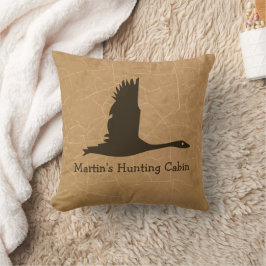 グース飛んでいる狩りキャビン装飾用クッション クッション