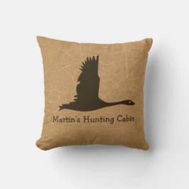 グース飛んでいる狩りキャビン装飾用クッション クッション