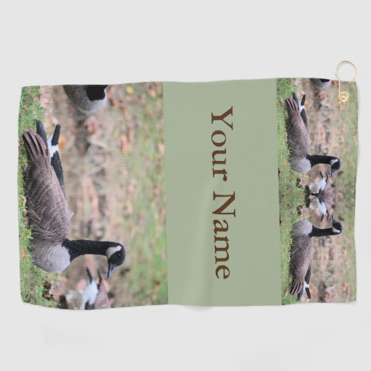 グース ゴルフタオル (横)