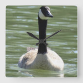 グース スクエア壁時計 (正面)