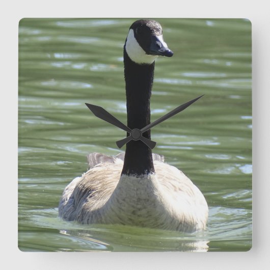 グース スクエア壁時計 (正面)