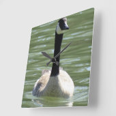 グース スクエア壁時計 (傾斜)