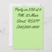 グース 招待状 (裏面)