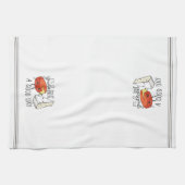 グーダブリーかわいいチーズパおもしろいンだ キッチンタオル (横)