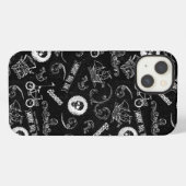 グーニーアイコンのパターン iPhoneケース (裏面横)