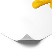 グーフィーパープルモンスターのベビーシャワーナーサリー ポスター (角)