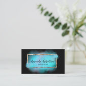 グーフェミニンムモダンボー芸術的ティシャン 名刺 (スタンド正面)