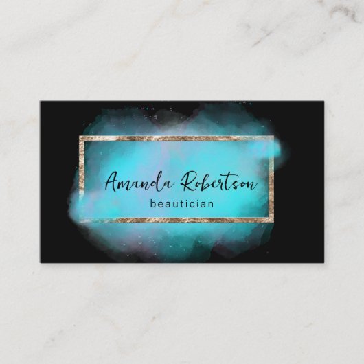 グーフェミニンムモダンボー芸術的ティシャン 名刺 (正面)