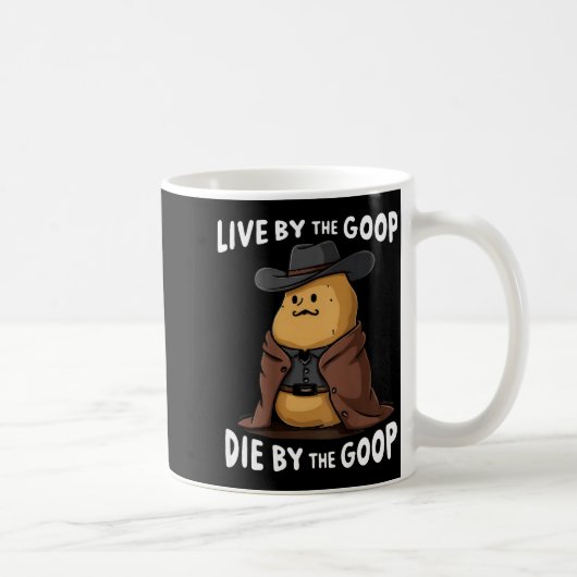 グープで生きてグープで死ぬカウボーイ - 裏面 コーヒーマグカップ (右)
