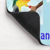 ～グーリアンフィンチ～オリジナルアート～マウスパッド マウスパッド (コーナー)