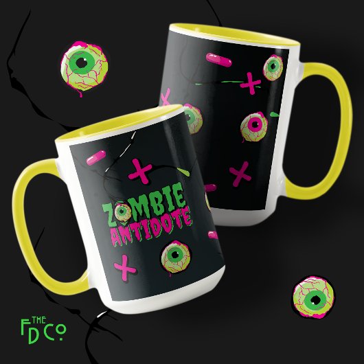 グーリーキュートダークゾンビおもしろいアンティドテ マグカップ