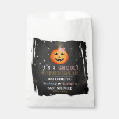 グールだ！リトルカボチャハロウィーンベビーシャワー フェイバーバッグ (正面)