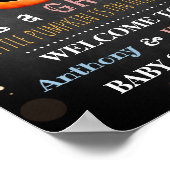 グールだ!リトルカボチャハロウィーンベビーシャワー ポスター (角)