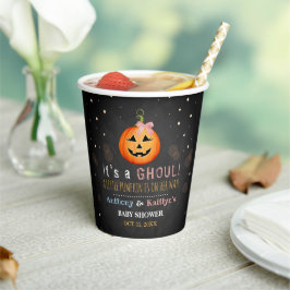 グールだ!リトルカボチャハロウィーンベビーシャワー 紙コップ