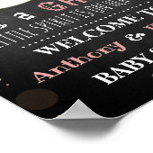 グールだ!リトルスピリットハロウィーンベビーシャワー ポスター (角)