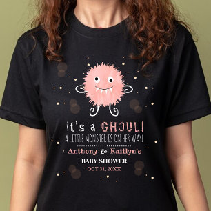 グールだ!リトルモンスターハロウィーンベビーシャワー Tシャツ
