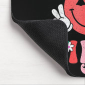 グールなクリスマス・バイブス 笑顔のサンタ帽子 クリスマスT マウスパッド (コーナー)