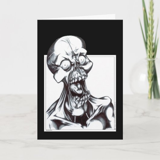 グールにやにや笑う カード (正面)