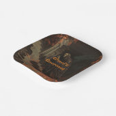 グールのグルメハロウィーンヴィンテージファントムin Crypt ペーパープレート (傾斜あり)