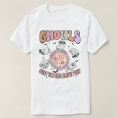 グールはただおもしろいを食べたいと思う Tシャツ (デザイン正面)