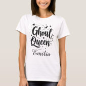 グールエレガントクイーン名ハロウィーン書道 Tシャツ (正面)