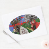 グールクールシール 楕円形シール (封筒)