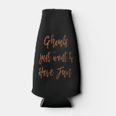 グールズはおもしろいのハロウィンを望クールむ ボトルクーラー (正面)