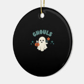 グールズはおもしろいのハロウィーンの技おもしろい術を セラミックオーナメント (左)
