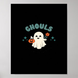 グールズはおもしろいのハロウィーンの技おもしろい術を ポスター