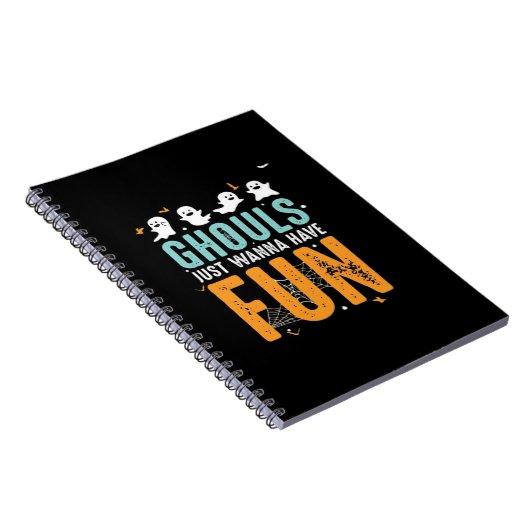 グールズはおもしろいのハロウィーンの衣装を持ちたい ノートブック (右側)