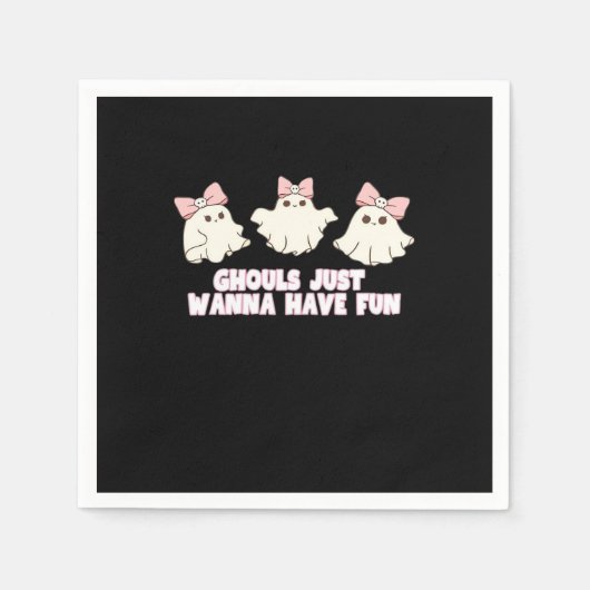 グールズはおもしろいを過大化したい スタンダードカクテルナプキン (正面)