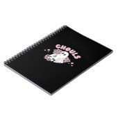 グールズはおもしろいハロウィンアートベーシックを持ちたい ノートブック (左側)