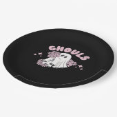 グールズはおもしろいハロウィンアートベーシックを持ちたい ペーパープレート (アングル)