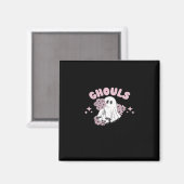 グールズはおもしろいハロウィンアートベーシックを持ちたい マグネット (正面/裏面)