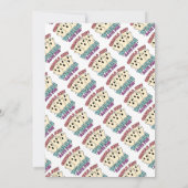 グールズはおもしろいハロウィーンの衣装パーティーを持ちたい 招待状 (裏面)