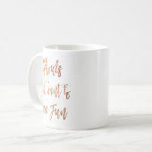 グールズはおもしろいハロウィーンコーヒーカップを持ちたい コーヒーマグカップ (正面左)