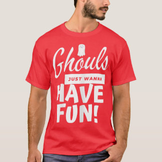 グールズはおもしろい女おもしろい性の女の子を避けたい Tシャツ